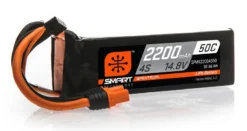 Spektrum 2200mAh 4S 14.8V 50C SMART Hardcase LiPo Battery With IC3/EC3 Connector