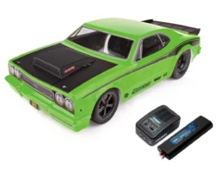 Team Associated 70026C 1/10 RTR DR10 Drag Race Car Green With Battery And Charger