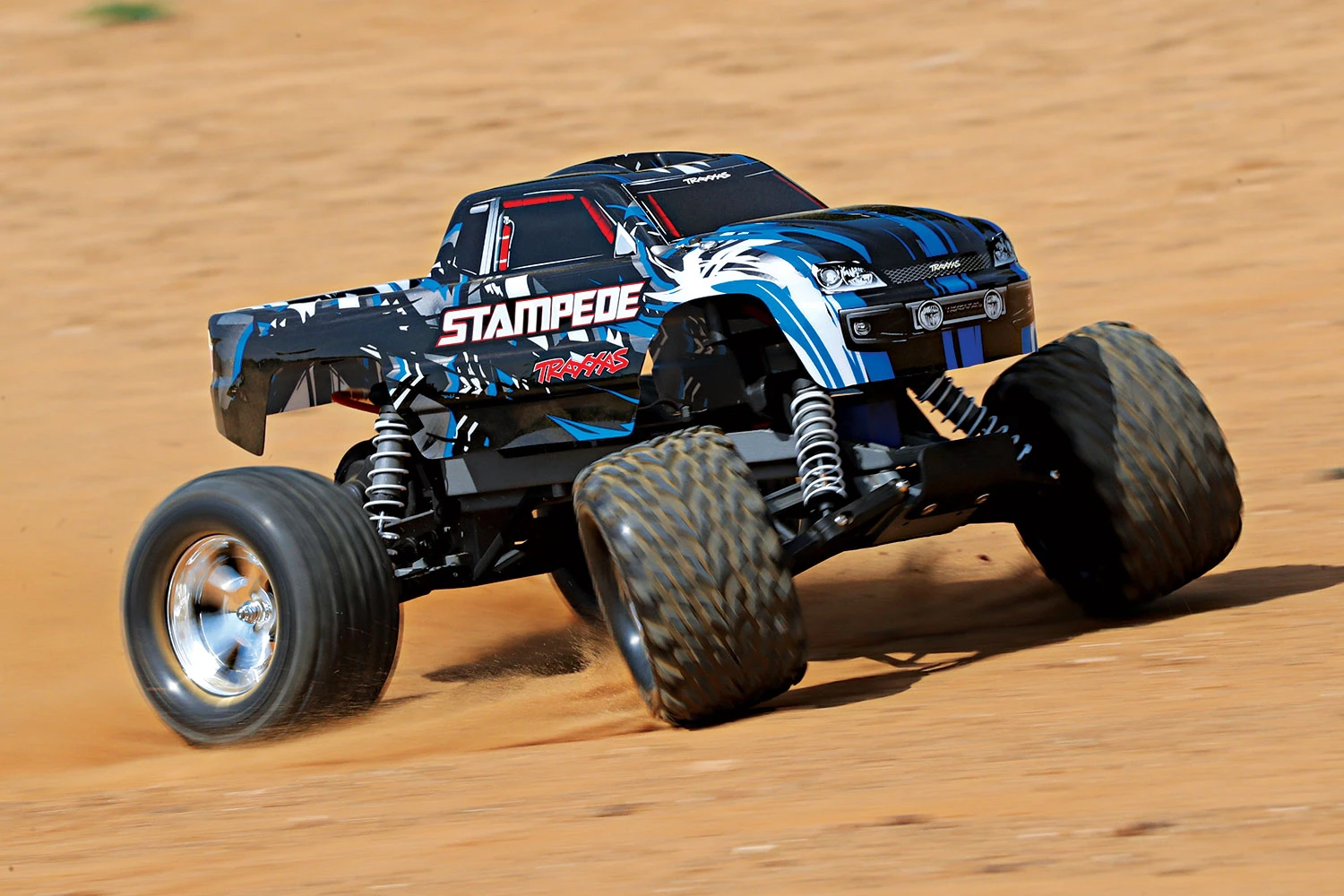 Traxxas 36054-1 Stampede 1/10 Scale RTR 2WD Monster Truck BLUE X 3 Traxxas 36054-1 Stampede 1/10 Scale RTR 2WD Monster Truck BLUE X - Image 3