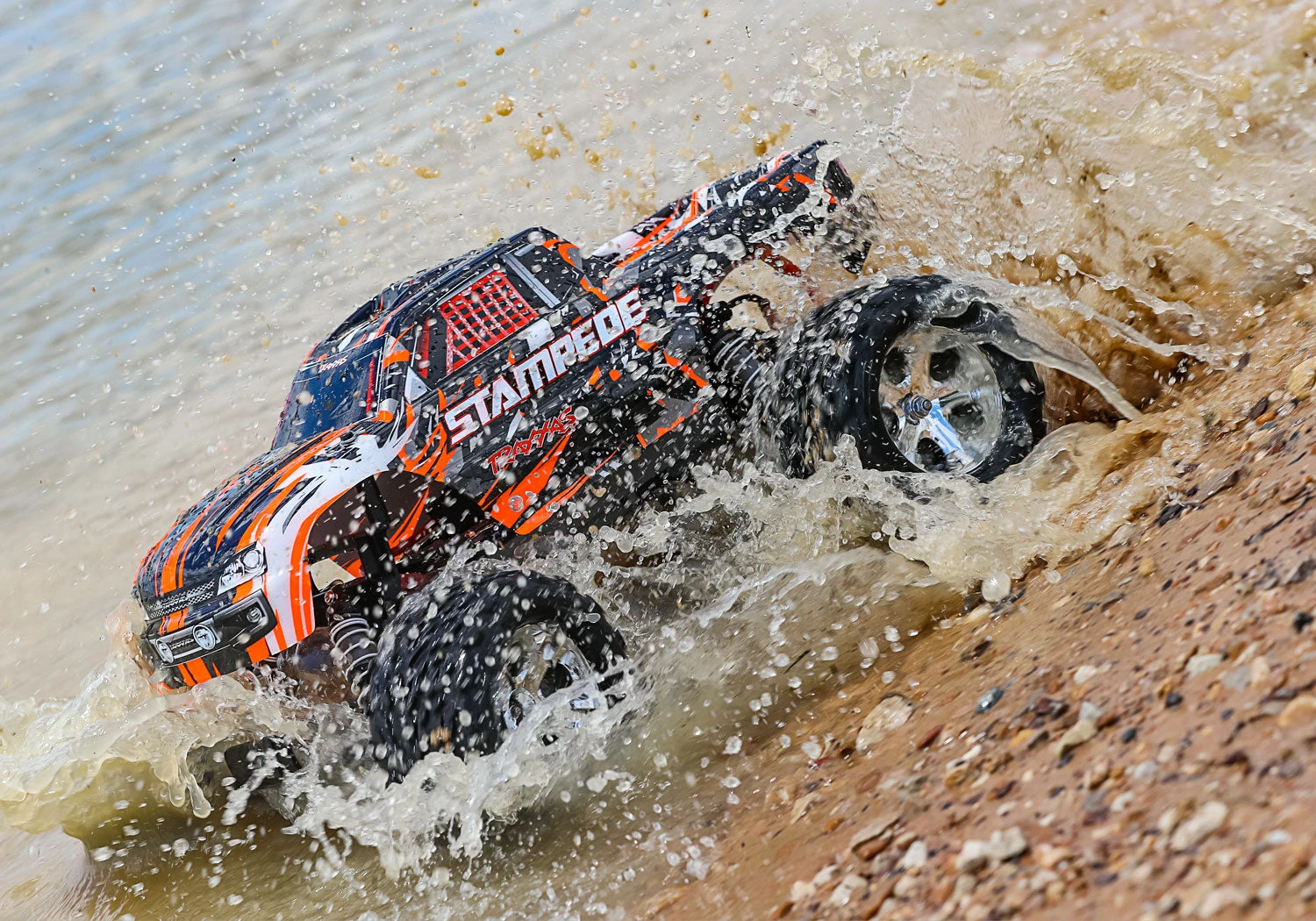 Traxxas 36054-4 Stampede 1/10 Scale RTR 2WD Monster Truck Orange 5 Traxxas 36054-4 Stampede 1/10 Scale RTR 2WD Monster Truck Orange - Image 5