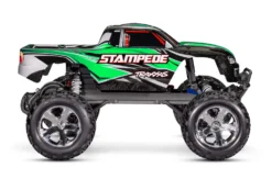 Traxxas 36054-61 1/10 XL-5 Brushed 2WD StampedeRTR Monster Truck With LED Lights - Green -Traxas Vehicles Model Shop traxxas 36054 61 1 10 xl 5 brushed 2wd stampede rtr monster truck with led lights green 4
