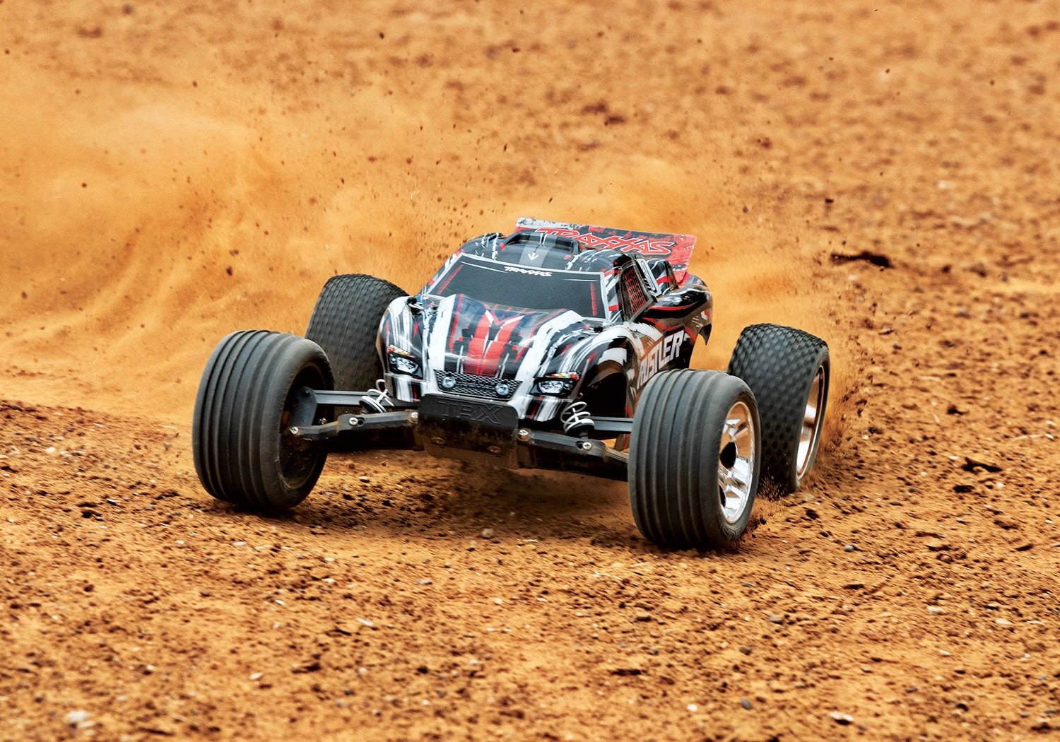 Traxxas 37054-1 Rustler 1/10 Scale RTR 2WD Stadium Truck Red R 5 Traxxas 37054-1 Rustler 1/10 Scale RTR 2WD Stadium Truck Red R - Image 5