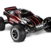 Traxxas 37054-61 1/10 XL-5 Brushed 2WD Rustler RTR Stadium Truck With LED Lights - Black