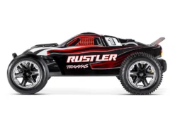 Traxxas 37054-61 1/10 XL-5 Brushed 2WD Rustler RTR Stadium Truck With LED Lights - Black -Traxas Vehicles Model Shop traxxas 37054 61 1 10 xl 5 brushed 2wd rustler rtr stadium truck with led lights black 5