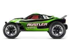 Traxxas 37054-61 1/10 XL-5 Brushed 2WD Rustler RTR Stadium Truck With LED Lights - Green -Traxas Vehicles Model Shop traxxas 37054 61 1 10 xl 5 brushed 2wd rustler rtr stadium truck with led lights green 4