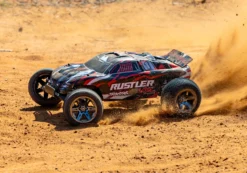 Traxxas 37076-74 2WD Rustler VXL 1/10 RTR Brushless Stadium Truck With 272R Transmission - Red -Traxas Vehicles Model Shop traxxas 37076 74 2wd rustler vxl 1 10 rtr brushless stadium truck with 272r transmission red 2