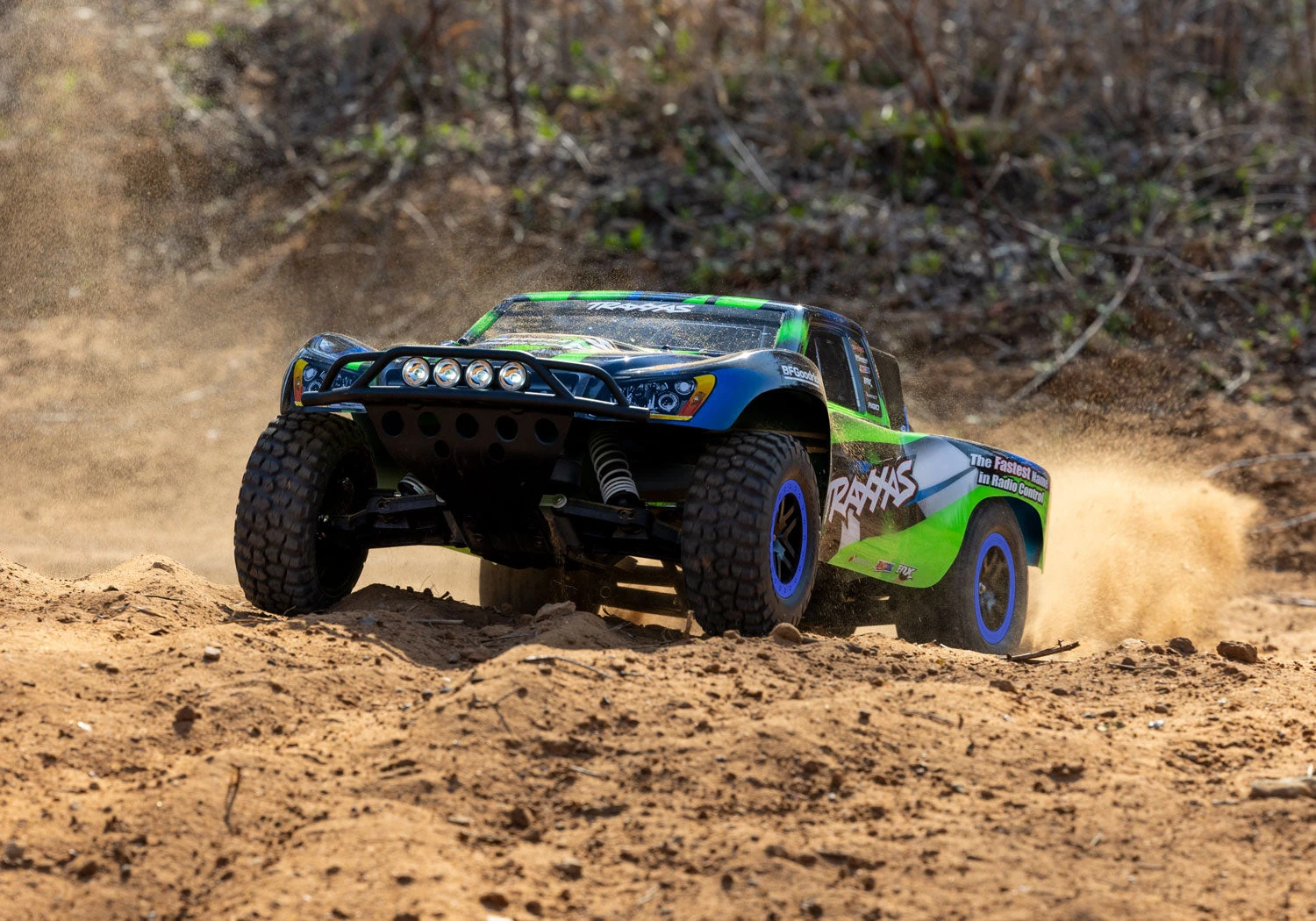 Traxxas 58034-61 1/10 XL-5 Brushed2WD Slash Short Course Truck With LED Lights - Green 5 Traxxas 58034-61 1/10 XL-5 Brushed2WD Slash Short Course Truck With LED Lights - Green - Image 5