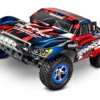 Traxxas 58034-61 1/10 XL-5 Brushed 2WD Slash Short Course Truck With LED Lights - Red & Blue