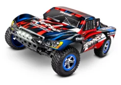 Traxxas 58034-61 1/10 XL-5 Brushed 2WD Slash Short Course Truck With LED Lights - Red & Blue