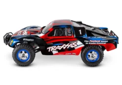Traxxas 58034-61 1/10 XL-5 Brushed 2WD Slash Short Course Truck With LED Lights - Red & Blue -Traxas Vehicles Model Shop traxxas 58034 61 1 10 xl 5 brushed 2wd slash short course truck with led lights red blue 4