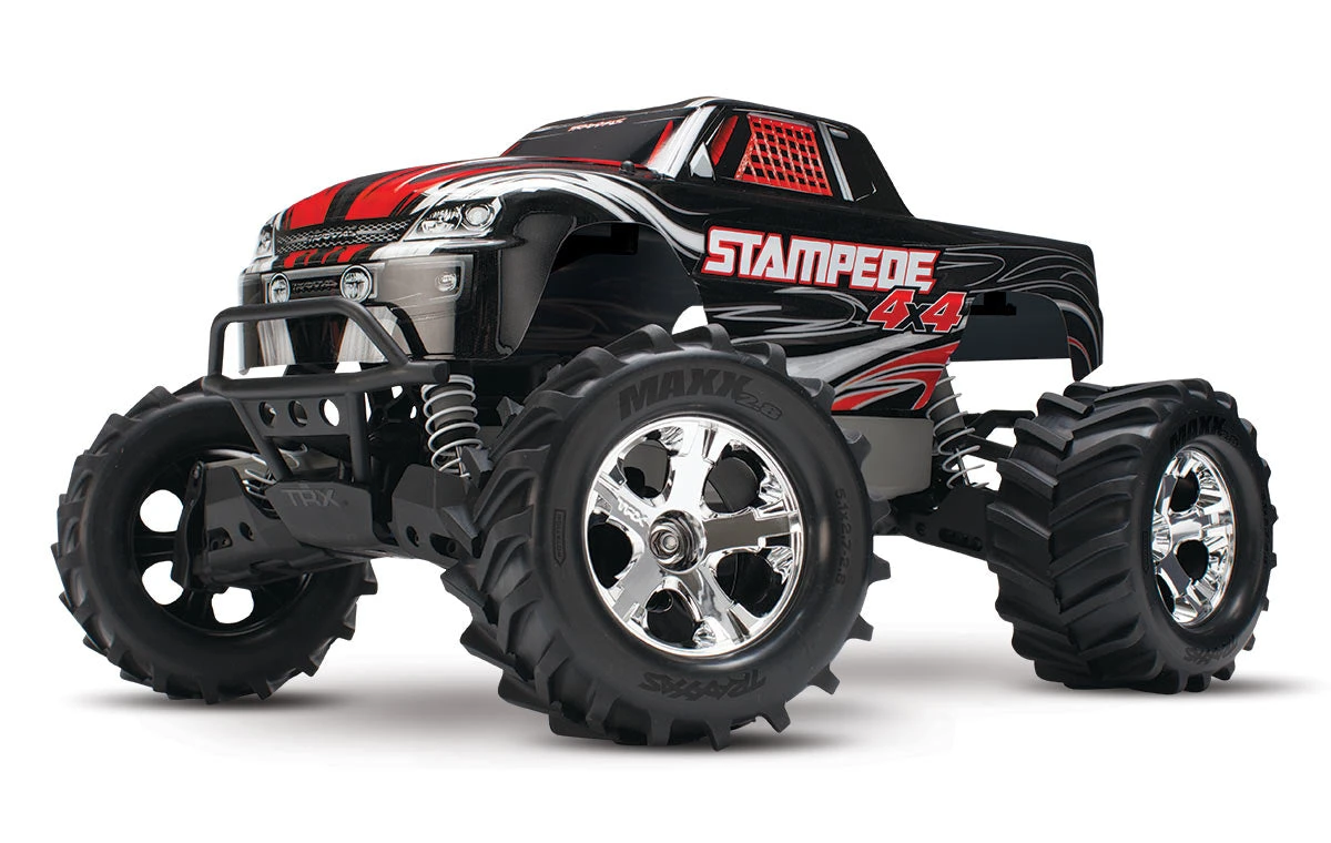 Traxxas 67054-1 Stampede 4X4 RTR Black Monster Truck 4 Traxxas 67054-1 Stampede 4X4 RTR Black Monster Truck - Image 4