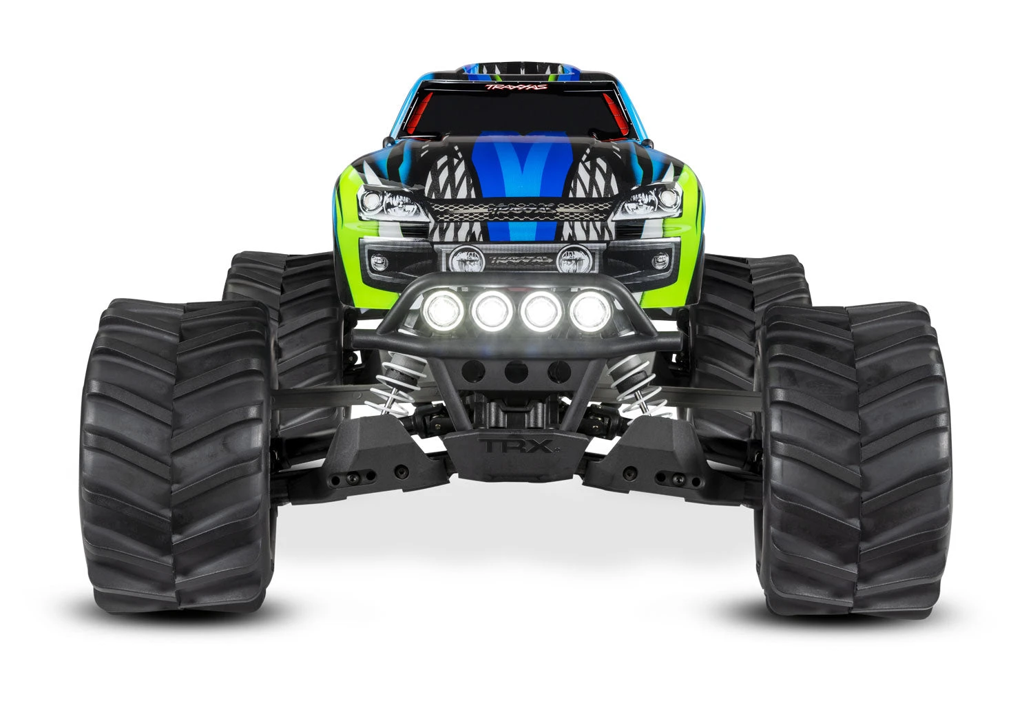 Traxxas 67054-61 Blue Stampede 4X4 RTR XL-5 Brushed Monster Truck With LED Lights 3 Traxxas 67054-61 Blue Stampede 4X4 RTR XL-5 Brushed Monster Truck With LED Lights - Image 3