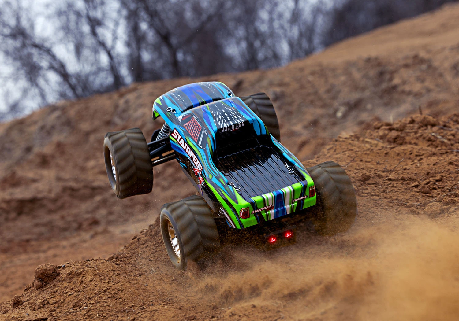 Traxxas 67054-61 Blue Stampede 4X4 RTR XL-5 Brushed Monster Truck With LED Lights 5 Traxxas 67054-61 Blue Stampede 4X4 RTR XL-5 Brushed Monster Truck With LED Lights - Image 5