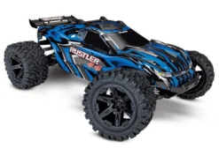 Traxxas 67064-1 Blue Rustler 4X4 XL-5 Brushed 1/10 Scale Stadium Truck