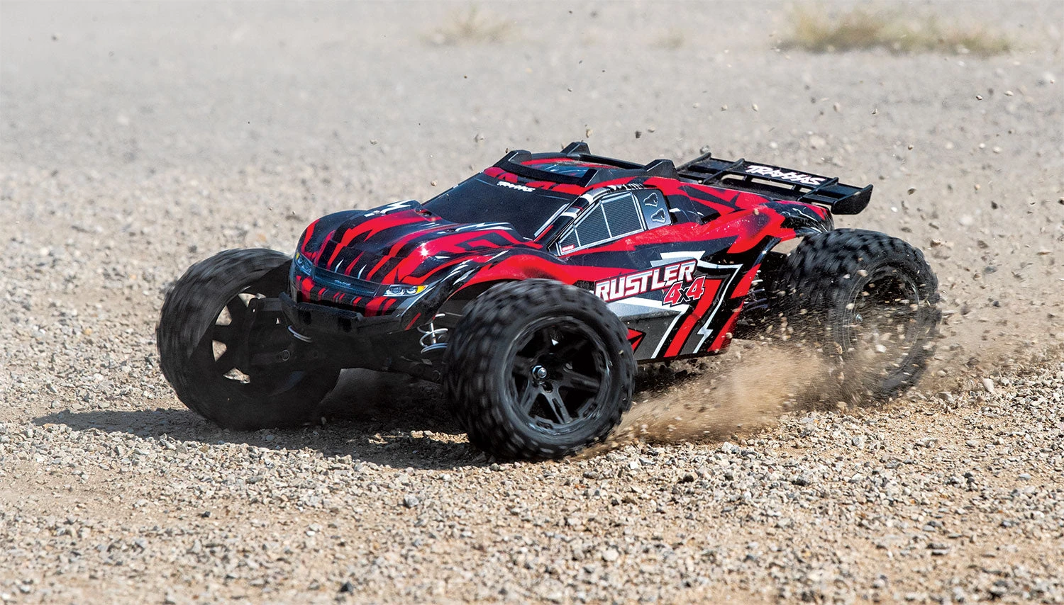 Traxxas 67064-1 Red Rustler 4X4 XL-5 Brushed 1/10 Scale Stadium Truck 5 Traxxas 67064-1 Red Rustler 4X4 XL-5 Brushed 1/10 Scale Stadium Truck - Image 5