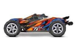 Traxxas 67076-4 Orange And Blue Rustler 4X4 VXL 1/10 Scale Stadium Truck -Traxas Vehicles Model Shop traxxas 67076 4 orange and blue rustler 4x4 vxl 1 10 scale stadium truck 3