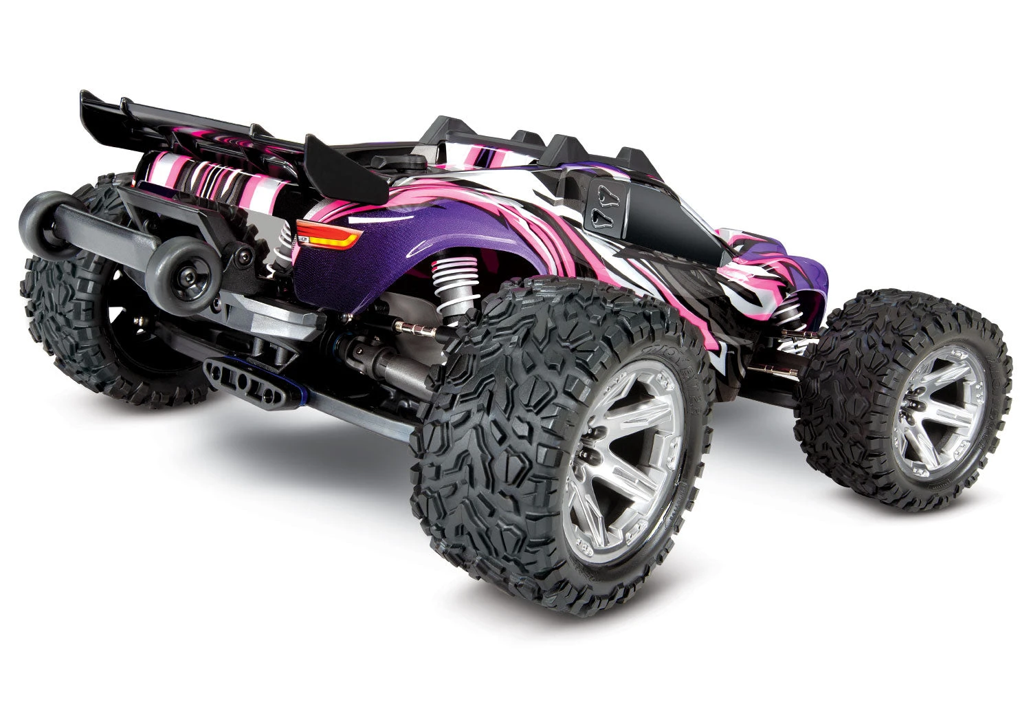 Traxxas 67076-4 Pink And Purple Rustler 4X4 VXL 1/10 Scale Stadium Truck 3 Traxxas 67076-4 Pink And Purple Rustler 4X4 VXL 1/10 Scale Stadium Truck - Image 3