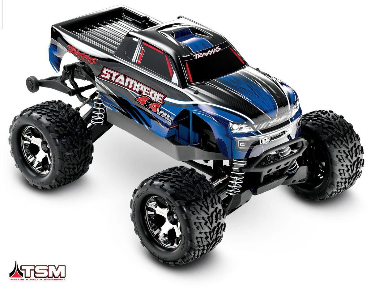 Traxxas 67086-4 Stampede 4x4 VXL Brushless Blue Monster Truck 4 Traxxas 67086-4 Stampede 4x4 VXL Brushless Blue Monster Truck - Image 4