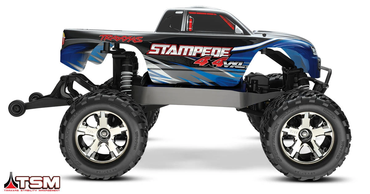 Traxxas 67086-4 Stampede 4x4 VXL Brushless Blue Monster Truck 3 Traxxas 67086-4 Stampede 4x4 VXL Brushless Blue Monster Truck - Image 3