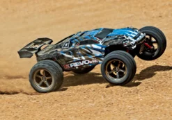 Traxxas 71076-3 1/16 Scale RTR E-Revo 4WD Racing Monster Truck Blue -Traxas Vehicles Model Shop traxxas 71076 3 1 16 scale rtr e revo 4wd racing monster truck blue 6