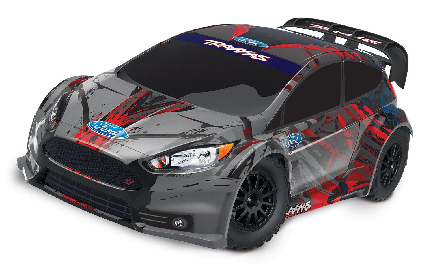 Traxxas 74054-4 Ford Fiesta ST Rally: 1/10 RTR W/ TQ 2.4 1 Traxxas 74054-4 Ford Fiesta ST Rally: 1/10 RTR W/ TQ 2.4