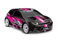 Traxxas 75054-5 1/18 LaTrax Rally Car Black/Pink