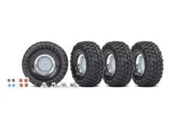 Traxxas 8166X Canyon Tires Mounted On 1.9" 1972 Chevy Rally Wheels 4 Pack