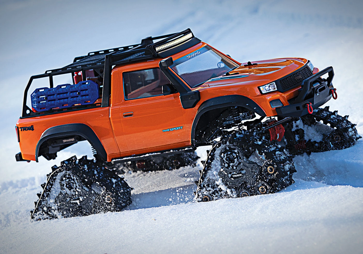 Traxxas 82034-4 TRX-4 Sport 4WD 4x4 Crawler Truck With Traxx Orange 5 Traxxas 82034-4 TRX-4 Sport 4WD 4x4 Crawler Truck With Traxx Orange - Image 5