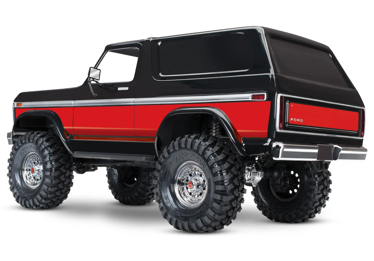 Traxxas 82046-4 TRX-4 Ford Ranger XLT Bronco 1/10 Scale RTR 4WD Crawler Red And Black 3 Traxxas 82046-4 TRX-4 Ford Ranger XLT Bronco 1/10 Scale RTR 4WD Crawler Red And Black - Image 3