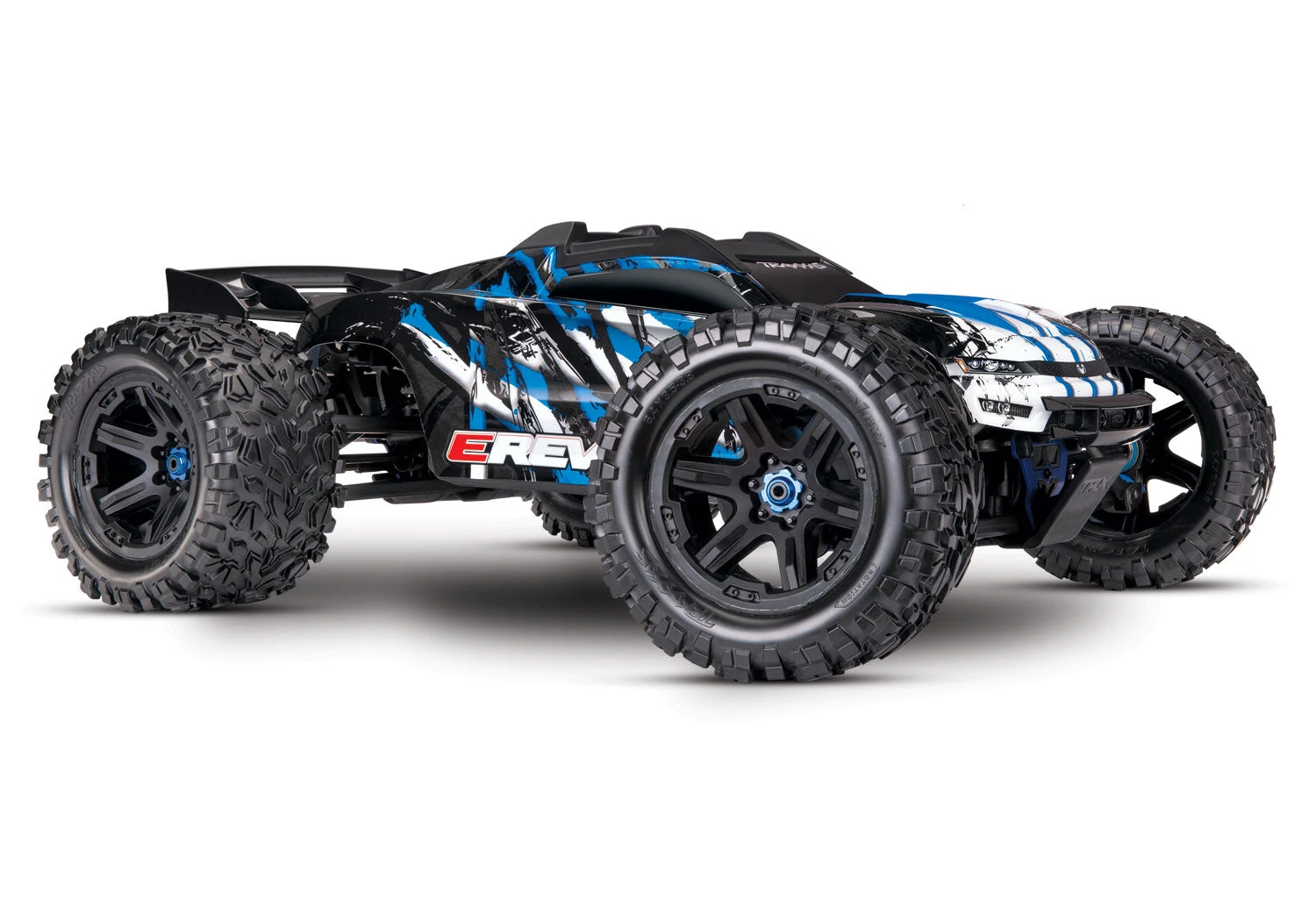 Traxxas 86086-4 E-Revo 2.0 VXL Brushless 1/10 Scale 4WD Brushless Electric Monster Truck Blue 1 Traxxas 86086-4 E-Revo 2.0 VXL Brushless 1/10 Scale 4WD Brushless Electric Monster Truck Blue