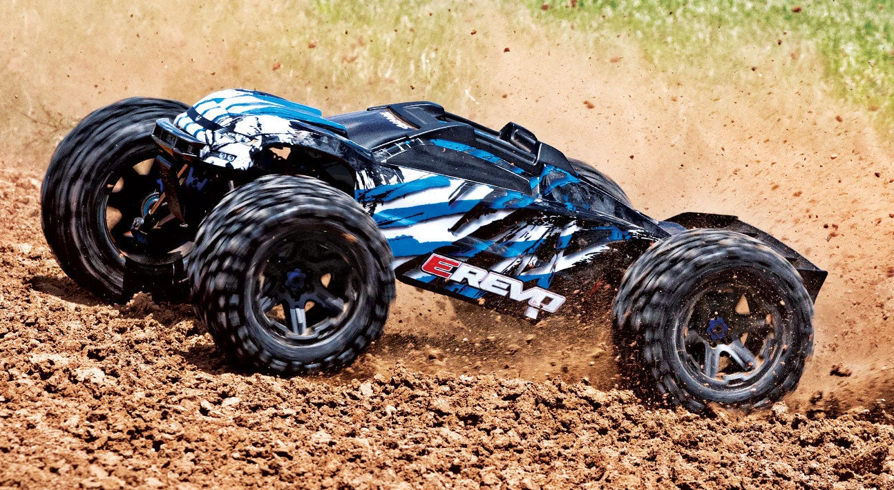 Traxxas 86086-4 E-Revo 2.0 VXL Brushless 1/10 Scale 4WD Brushless Electric Monster Truck Blue 5 Traxxas 86086-4 E-Revo 2.0 VXL Brushless 1/10 Scale 4WD Brushless Electric Monster Truck Blue - Image 5