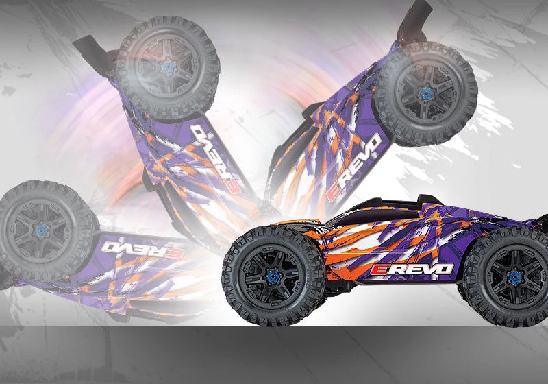 Traxxas 86086-4 E-Revo 2.0 VXL Brushless 1/10 Scale 4WD Brushless Electric Monster Truck Orange 4 Traxxas 86086-4 E-Revo 2.0 VXL Brushless 1/10 Scale 4WD Brushless Electric Monster Truck Orange - Image 4