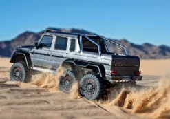 Traxxas 88096-4 TRX-6 RTR Silver Mercedes Benz G 63 AMG 6x6 Trail Crawler "Special Edition -Traxas Vehicles Model Shop traxxas 88096 4 trx 6 rtr silver mercedes benz g 63 amg 6x6 trail crawler 5