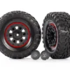 Traxxas 8874 Canyon Tires Mounted On Black AMG Mercedes 2.2 Wheels For TRX-4 And TRX-6