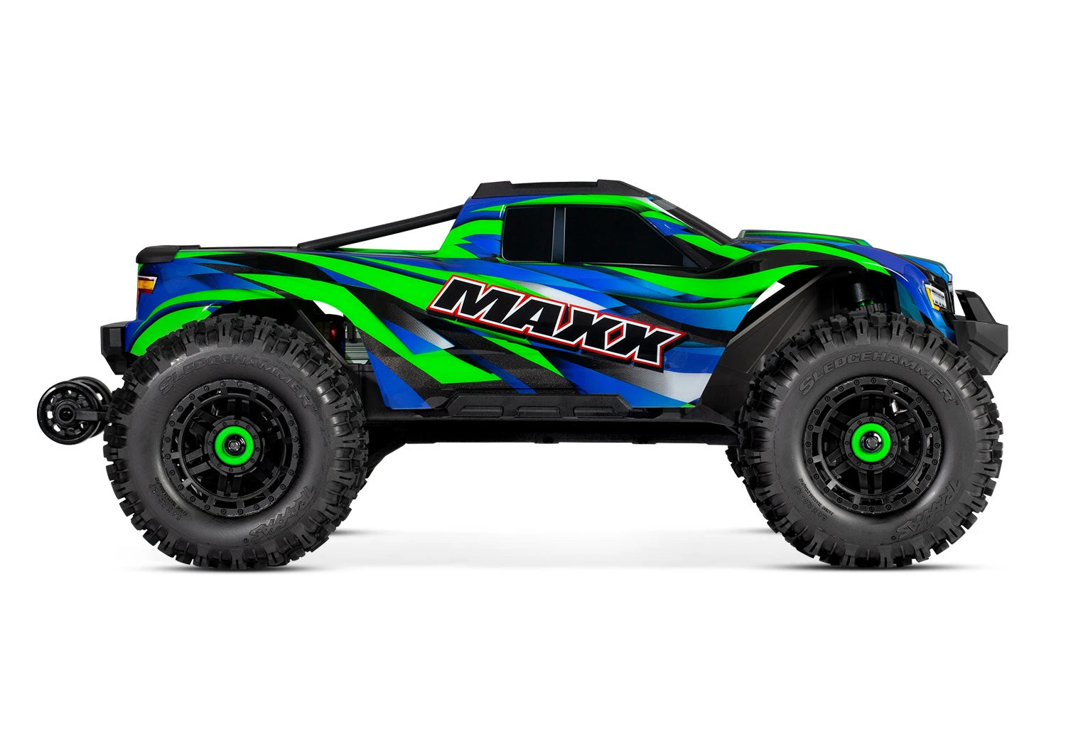 Traxxas 89086-4 1/10 Maxx With WiideMaxx VXL-4s Brushless 4x4 Monster Truck Green 3 Traxxas 89086-4 1/10 Maxx With WiideMaxx VXL-4s Brushless 4x4 Monster Truck Green - Image 3