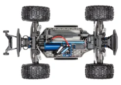 Traxxas 90076-4 Green And Blue Hoss 4X4 VXL 1/10 Monster Truck -Traxas Vehicles Model Shop traxxas 90076 4 green and blue hoss 4x4 vxl 1 10 monster truck chassis 2
