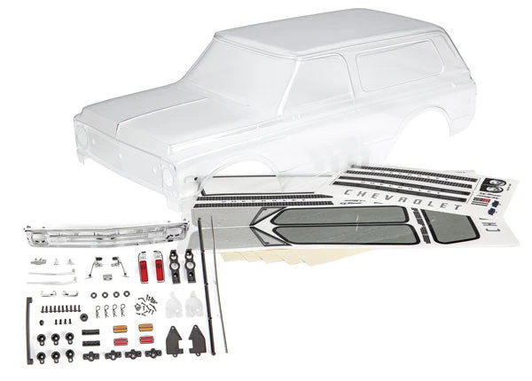 Traxxas 9112 Clear 1969-1970 Blazer Body For TRX-4 And Other Crawlers 1 Traxxas 9112 Clear 1969-1970 Blazer Body For TRX-4 And Other Crawlers