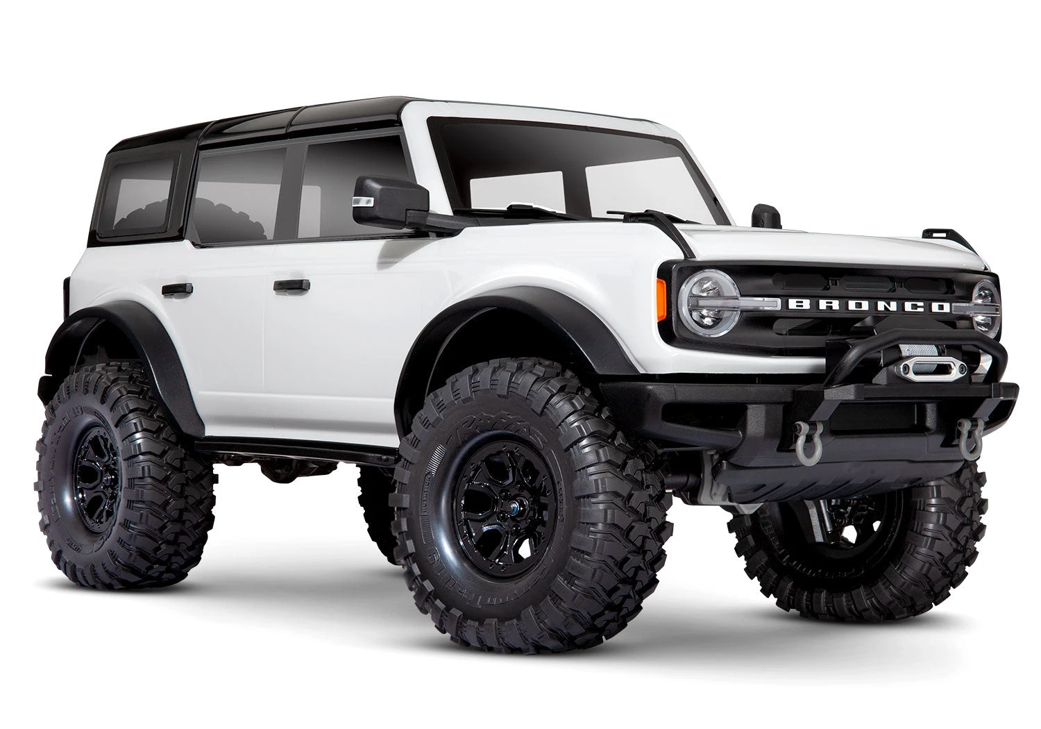 Traxxas 92076-4 1/10 TRX-4 Scale And Trail Crawler With 2021 Bronco Body - Oxford White 1 Traxxas 92076-4 1/10 TRX-4 Scale And Trail Crawler With 2021 Bronco Body - Oxford White