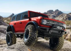 Traxxas 92076-4 1/10 TRX-4 Scale And Trail Crawler With 2021 Bronco Body - Rapid Red -Traxas Vehicles Model Shop traxxas 92076 4 1 10 trx 4 scale and trail crawler with 2021 bronco body red 2