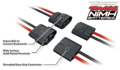 Traxxas 2950X 7 Cell 8.4V 4200mAh Power Cell Flat NiMh Battery -Traxas Vehicles Model Shop traxxas nimh connector full assembly callouts