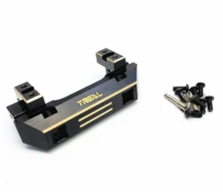 Treal Hobby (X0023Z2F4Z) Black Brass Front Bumper And Servo Mount TRX-4 Defender