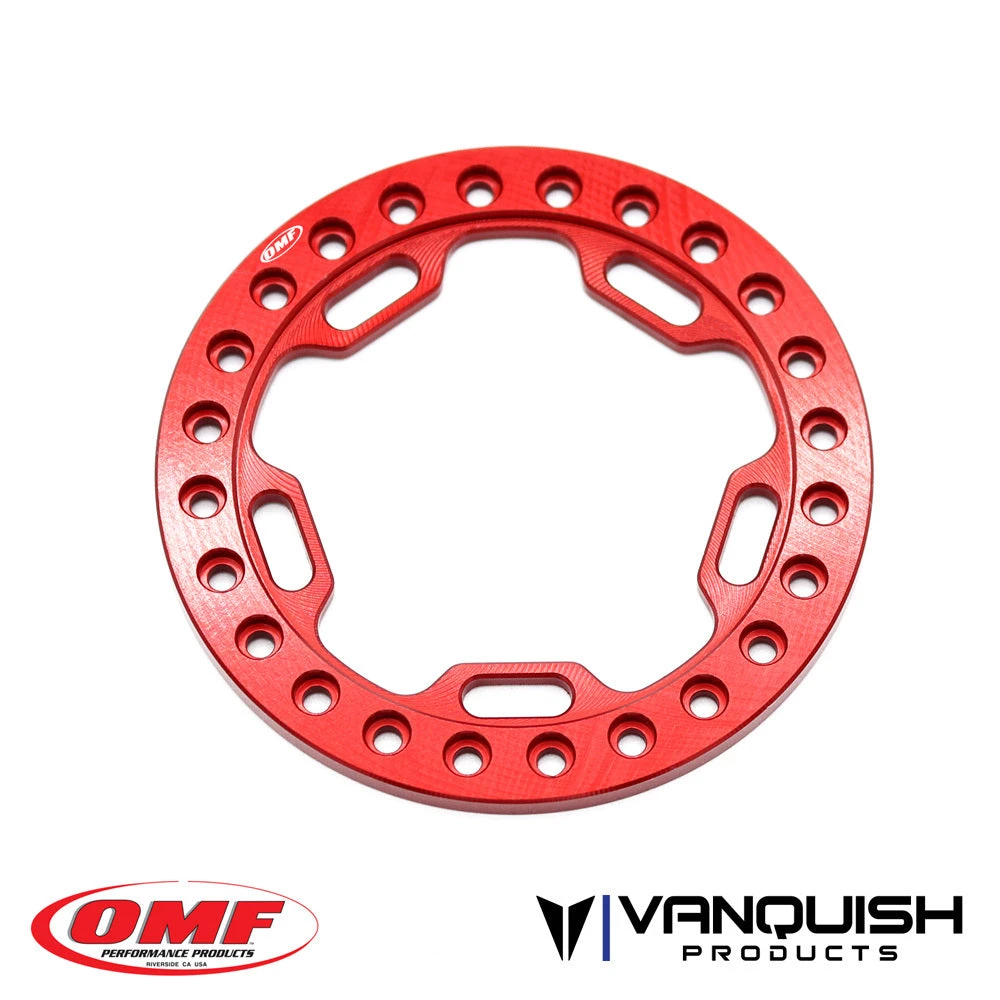 Vanquish Products VPS05113 Red OMF Phase 5 1.9" Beadlock Ring 1 Vanquish Products VPS05113 Red OMF Phase 5 1.9" Beadlock Ring