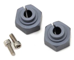 Vanquish Products VPS07081 12mm Hex Grey Anodized 1 Pair