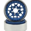 Vanquish Products VPS07714 KMC 1.9 XD127 Bully Beadlock Wheel Blue Anodized 1 Pair