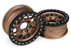 Vanquish Products VPS07716 KMC 1.9 XD127 Bully Beadlock Wheel Bronze Anodized 1 Pair
