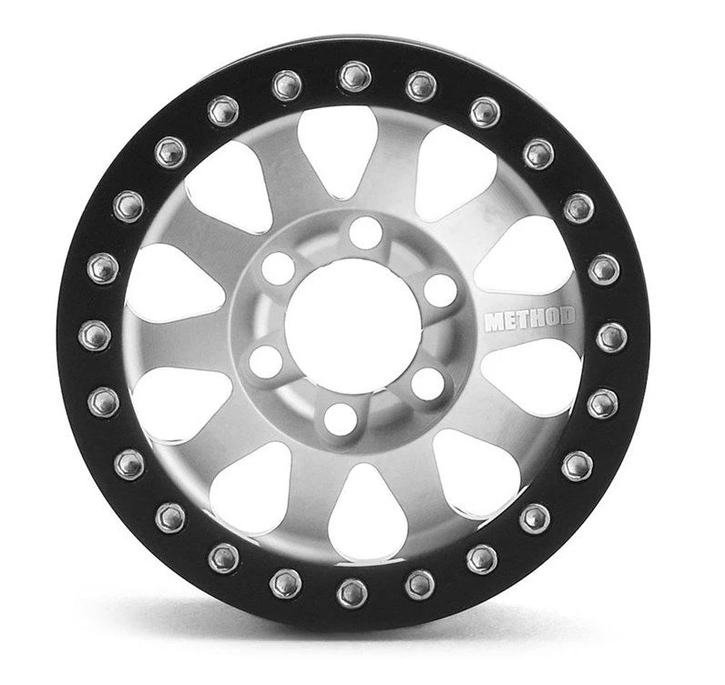 Vanquish Products VPS07757 Method 1.9 Beadlock Race Wheel 101 Clear Anodized Aluminum V2 1 Pair 1 Vanquish Products VPS07757 Method 1.9 Beadlock Race Wheel 101 Clear Anodized Aluminum V2 1 Pair
