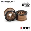 Vanquish Products VPS07786 Bronze Anodized KMC KM236 Tank 1.9" Beadlock Crawler Wheels (1 Pair)