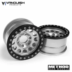 Vanquish Products VPS07914 Method 1.9 Race Wheel 105 Clear/Black (1 Pair)