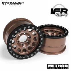 Vanquish Products VPS07920 Bronze And Black Method 105 1.9" Beadlock Wheel (1 Pair)