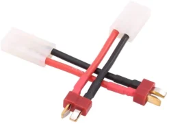 WRH H0301 Female Tamiya Plug To Male Deans Short Wires